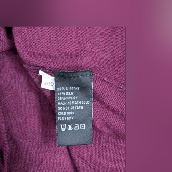 August Silk Silk Blend Button Up Cardigan Size XL - Picture 3 of 3